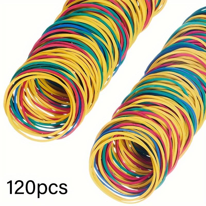 Colorful Rubber Bands Rubber Bands Office Supplies Rubber - Temu